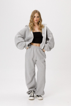 Худи PiRS 6397 серый - фото 4