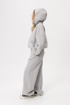 Худи PiRS 6397 серый - фото 3