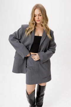 Жакет PiRS 6411 серый - фото 2