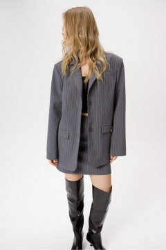 Юбка PiRS 6412 серый - фото 4