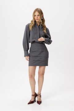 Платье PiRS 6415 серый - фото 1