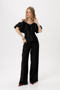 Блуза PiRS 6418 черный - фото 2