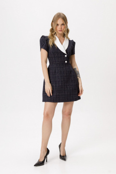 Платье PiRS 6421 синий - фото 1