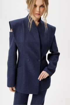 Жакет PiRS 6423 синий - фото 2