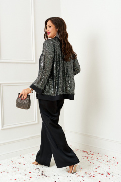 Блуза, брюки, топ Beautiful&Free 6406 черный - фото 4