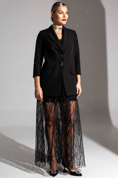 Жакет Мода Юрс 25-2951 черный - фото 3