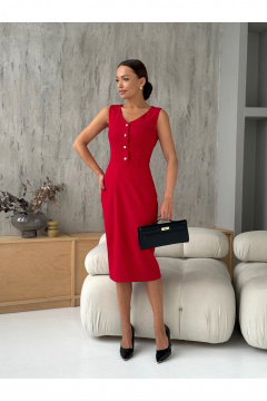Жакет, платье Dilana VIP 2106 красный - фото 4