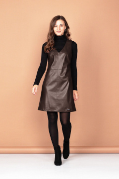 Сарафан Соджи 637 шоколадный - фото 1