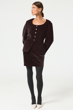 Жакет, юбка ATTIKA A3451-1 коричневый - фото 3