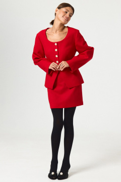 Жакет, юбка ATTIKA A3451-2 красный - фото 3