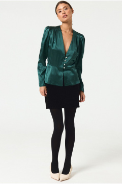 Блуза ATTIKA A3456-2 изумруд - фото 2