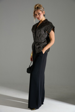 Брюки, жилет LM К132098 парча - фото 4