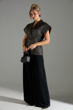 Брюки, жилет LM К132098 парча - фото 2