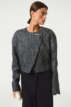 Жакет ATTIKA A3462 черно-белый_в_клетку - фото 1