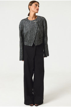 Жакет ATTIKA A3462 черно-белый_в_клетку - фото 4