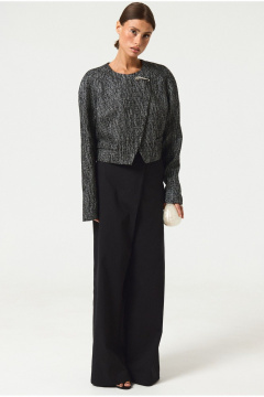 Жакет ATTIKA A3462 черно-белый_в_клетку - фото 2