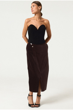 Юбка ATTIKA A3464 коричневый - фото 1