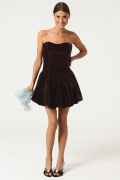 Платье ATTIKA A3470 коричневый - фото 2