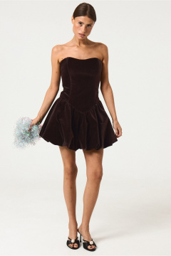 Платье ATTIKA A3470 коричневый - фото 1