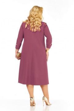 Платье Милора-стиль 1408 розовый - фото 3