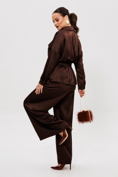 Блуза, брюки Mubliz 255 шоколад - фото 5