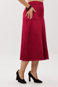 Юбка Anelli 1510 гранатовая_патока - фото 4