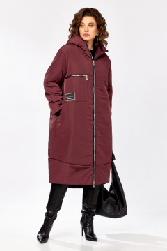 Пальто Lady Secret 5018/1 бордо_матовый - фото 1