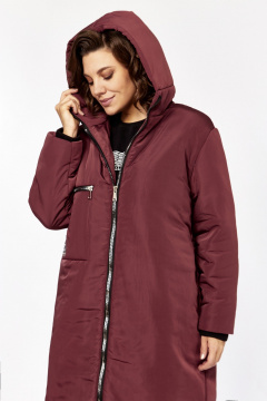 Пальто Lady Secret 5018/1 бордо_матовый - фото 5