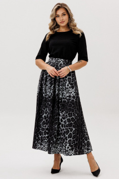 Юбка Faufilure C947 серый_леопард - фото 2