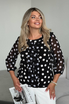 Блуза LindaLux 217 двойной_горох - фото 5