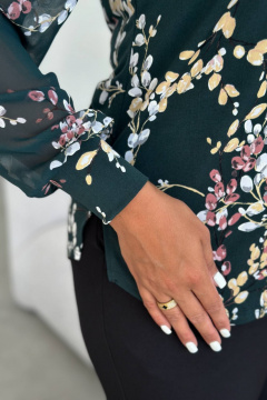 Блуза LindaLux 1-489 зеленаяверба - фото 5