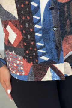 Джемпер LindaLux 1-585 краснаягео - фото 4