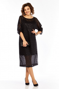 Платье БагираАнТа 1086 черный - фото 1