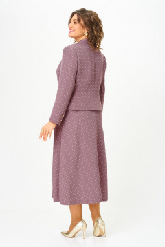 Жакет, юбка Svetlana-Style 2140 какао_горох - фото 5