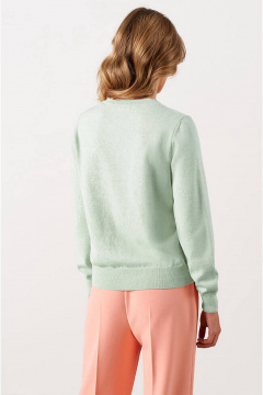 Кардиган Nelva 1875 светно-зеленый меланж - фото 2