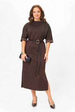 Платье Karina deLux M-1411 шоколад - фото 1