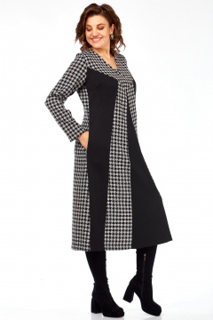 Платье Celentano lite 5070 гусиная_лапка/однотон - фото 4