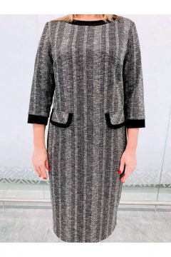 Платье TAEMNA 22041/1 серый - фото 4