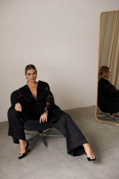 Брюки, жакет AMUAR 1087 черный - фото 4