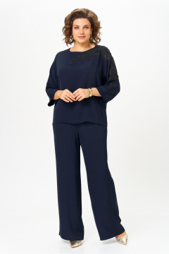 Блуза, брюки Rumoda 2278_дл_синий - фото 5