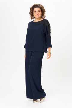 Блуза, брюки Rumoda 2278_дл_синий - фото 3