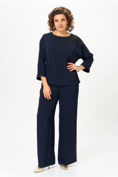 Блуза, брюки Rumoda 2278_дл_синий - фото 1