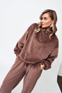 Брюки, джемпер Verita 2427 какао - фото 3