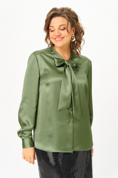 Блуза Andina city 5042-25 оливковый - фото 4