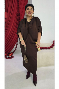 Платье Vittoria Queen 26373/1 шоколадный - фото 5