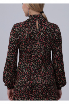 Платье Полинушка 644/1 мелкие цветочки - фото 4