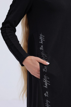 Платье Полинушка 645/1 черный - фото 4