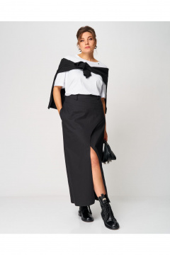 Юбка GRATTO 6209-1 черный - фото 2