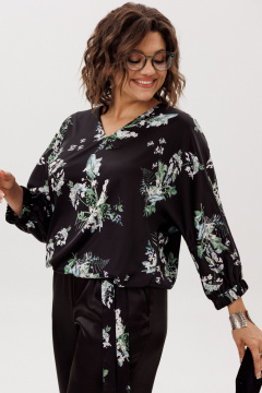 Блуза Anelli 1662 цветы_ночного_сада - фото 4