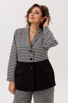 Жакет Anelli 1756 ретро_монохром - фото 2